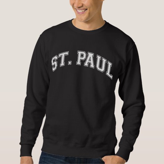 ST. PAUL University Style Sweater America Uni Sweatshirt (Vorderseite)