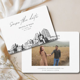 St. Paul Wedding Modern Save the Date Einladung