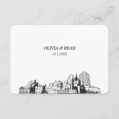 St. Paul Wedding Traditional UAWG Meal Option Begleitkarte (Rückseite)