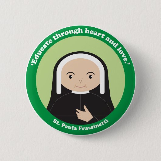 St. Paula Frassinetti Button (Vorderseite)
