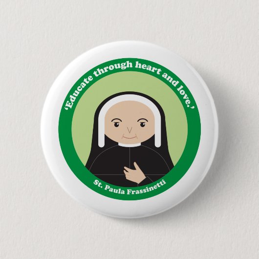 St. Paula Frassinetti Button (Vorderseite)