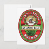St. Pauli Brauerei Postkarte (Vorne/Hinten)