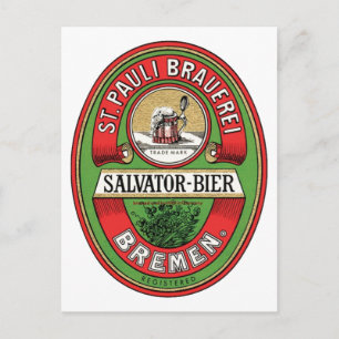 St. Pauli Brauerei Postkarte