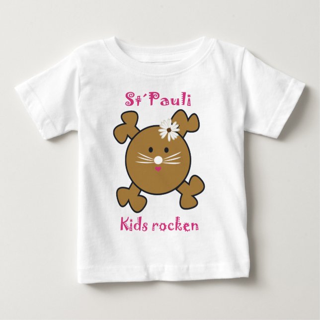 St. Pauli Kids rocken Baby T-shirt (Vorderseite)