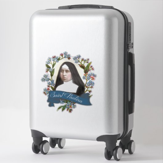 St. Paulina Pauline Schutzheilige der Diabetik Aufkleber (Koffer)