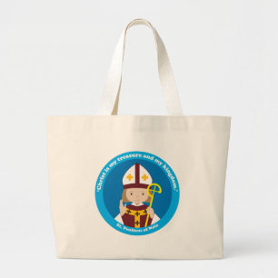 St. Paulinus von Nola Jumbo Stoffbeutel