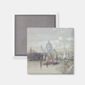 St. Pauls aus dem Fluss, 1863 Magnet (Vorderseite/Rückseite)