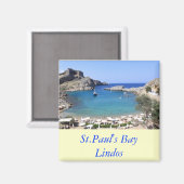 St.Paul's Bay, Lindos Magnet (Vorderseite/Rückseite)