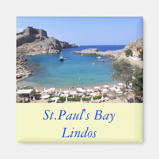 St.Paul's Bay, Lindos Magnet (Vorne)