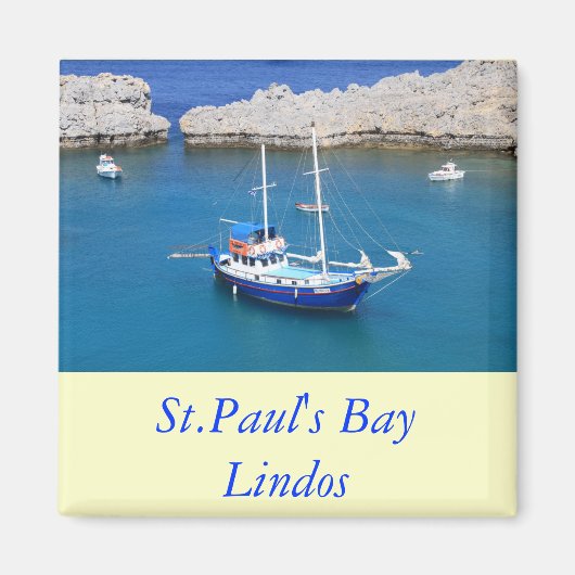 St.Paul's Bay, Lindos Magnet (Vorne)