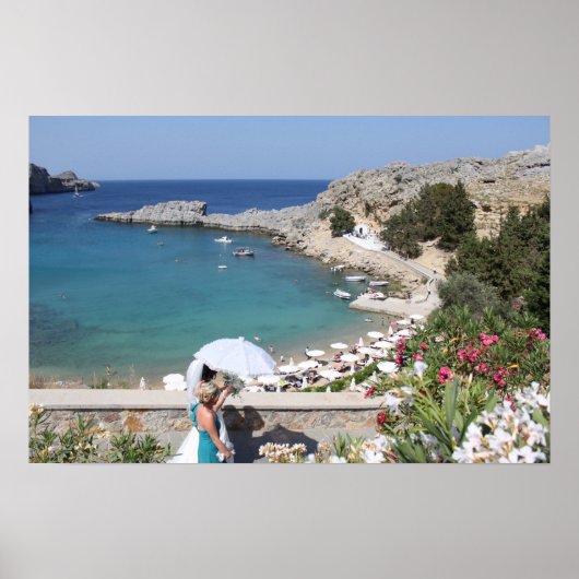 St.Paul's Bay, Lindos Poster (Vorne)