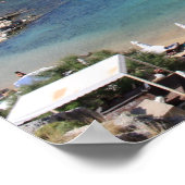 St.Paul's Bay, Lindos Poster (Ecke)