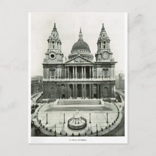 St. Paul's Cathedral 1900 Postkarte