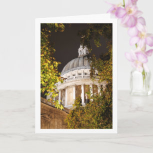 St Paul's Cathedral bei Nacht, London, England Karte