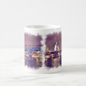 St Paul's Cathedral by Night Fine Art Malerei Kaffeetasse (Mittel)