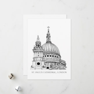 St Paul's Cathedral Card Feiertagskarte