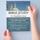 St. Paul's Cathedral, Christlich Bible Class Adver Flyer (Hand)