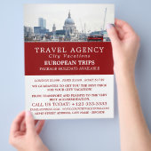 St Paul's Cathedral, London City, Reiseagentur Flyer (Hand)