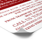 St Paul's Cathedral, London City, Reiseagentur Poster (Ecke)