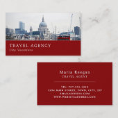 St Paul's Cathedral, London City, Travel Agent Visitenkarte (Vorne/Hinten)