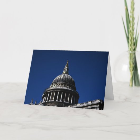 St. Paul's Cathedral London Dankeskarte (Vorderseite)