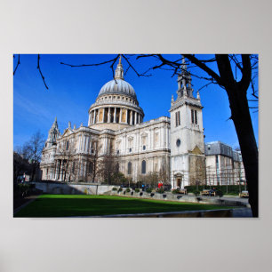 St Paul's Cathedral London England Poster
