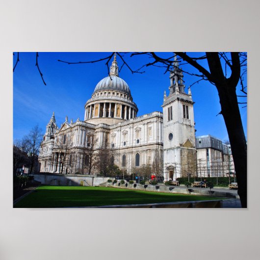 St Paul's Cathedral London England Poster (Vorne)