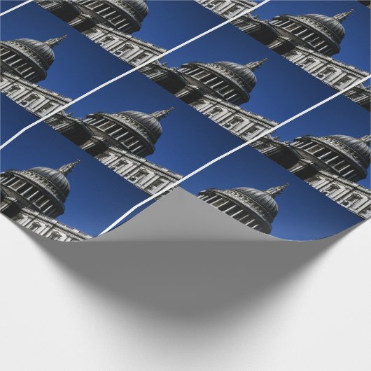 St. Paul's Cathedral London Geschenkpapier (Ecke)