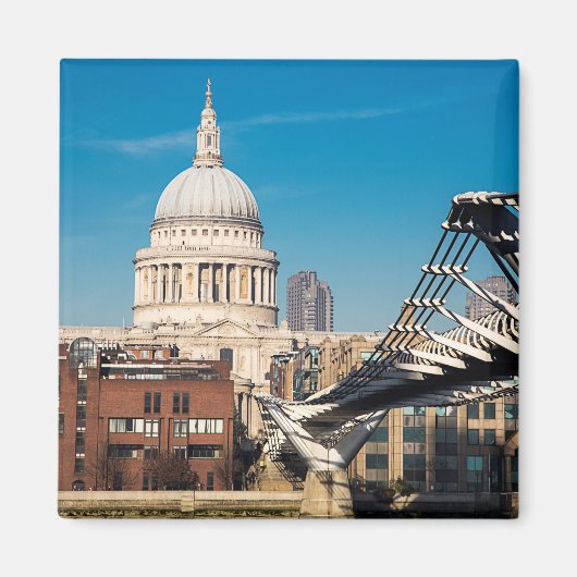 St. Paul's Cathedral London Kühlschrank Magnet (Vorne)
