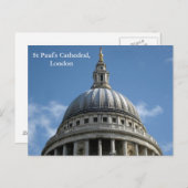 St. Paul's Cathedral, London Postcard Postkarte (Vorne/Hinten)