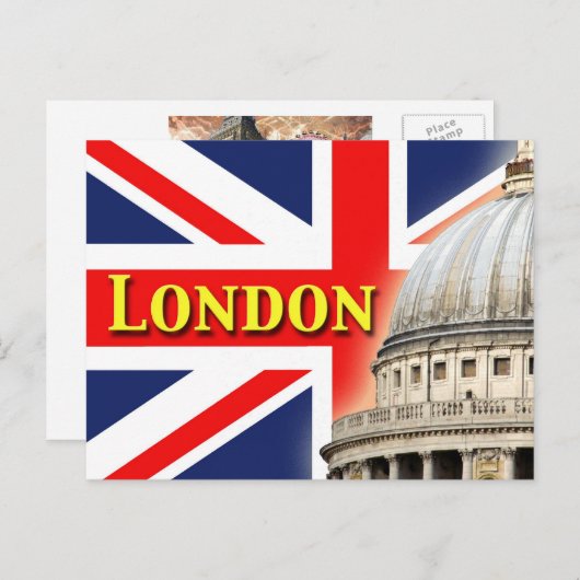 St. Paul's Cathedral London Postkarte (Vorne/Hinten)