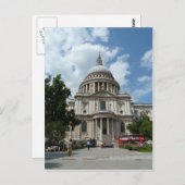 St. Paul's Cathedral London Postkarte (Vorne/Hinten)