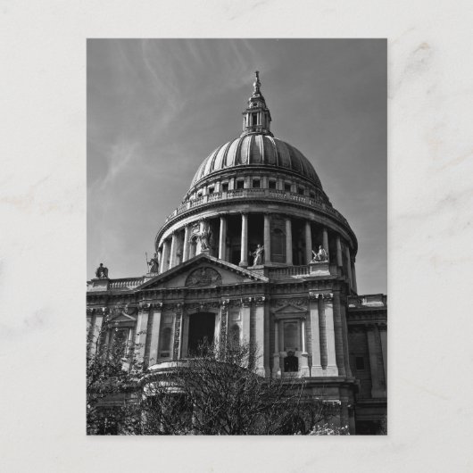 St. Paul's Cathedral London Postkarte (Vorderseite)