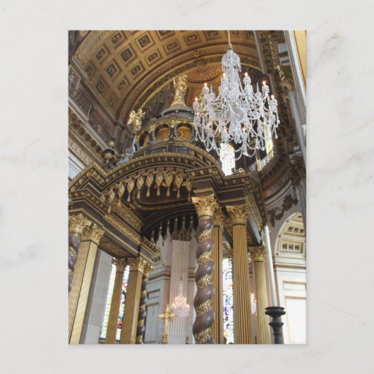 St. Paul's Cathedral, London Postkarte (Vorderseite)