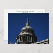St. Paul's Cathedral London Postkarte (Vorne/Hinten)