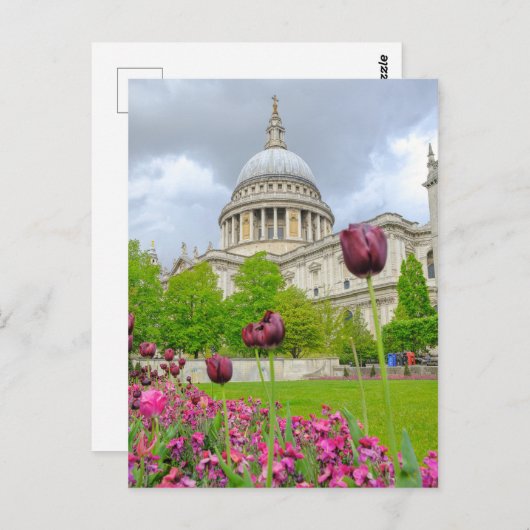 St.Paul's Cathedral London UK Postcard Postkarte (Vorne/Hinten)