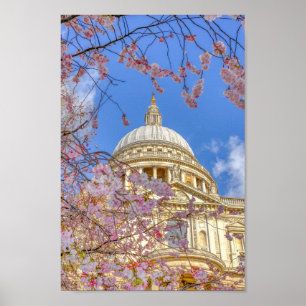 St.Paul's Cathedral, London Vereinigtes Königreich Poster