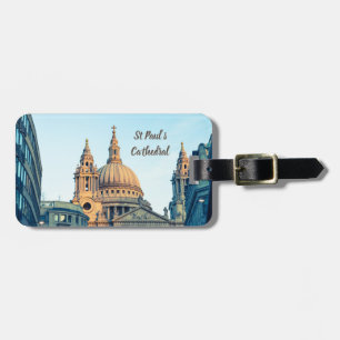 St Paul's Cathedral London Vintage-Geschenkposter Gepäckanhänger