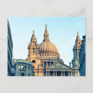 St Paul's Cathedral London Vintages Geschenkposter Feiertagspostkarte