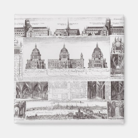 St. Paul's Cathedral Magnet (Vorne)