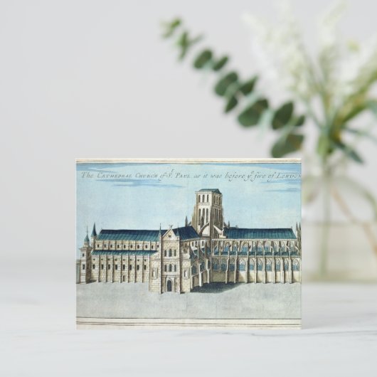 St. Paul's Cathedral Postkarte (Stehend Vorderseite)