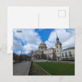 St. Paul's Cathedral Postkarte (Vorne/Hinten)