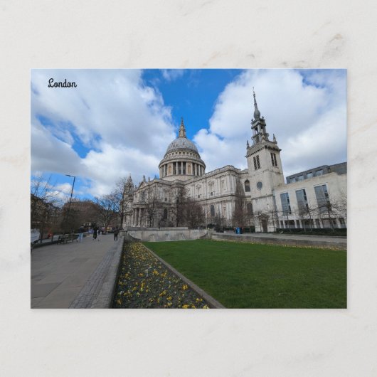 St. Paul's Cathedral Postkarte (Vorderseite)