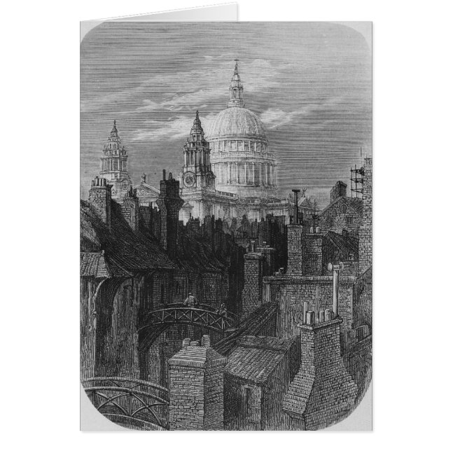 St. Paul's Cathedral und die Slums (Vorne)