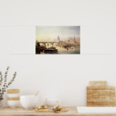 St. Paul's Cathedral und London Bridge Poster (Küche)