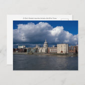 St Paul's Catherdral Postkarte (Vorne/Hinten)