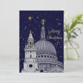St Paul's Christmas Card Feiertagskarte (Stehend Vorderseite)
