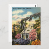 St. Pauls' Church, South Carolina Postkarte (Vorne/Hinten)