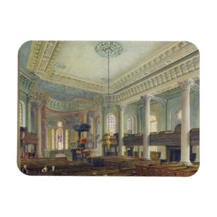 St. Paul's, Deptford (w/c auf Papier) Magnet