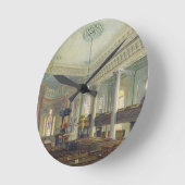 St. Paul's, Deptford (w/c auf Papier) Runde Wanduhr (Winkel)